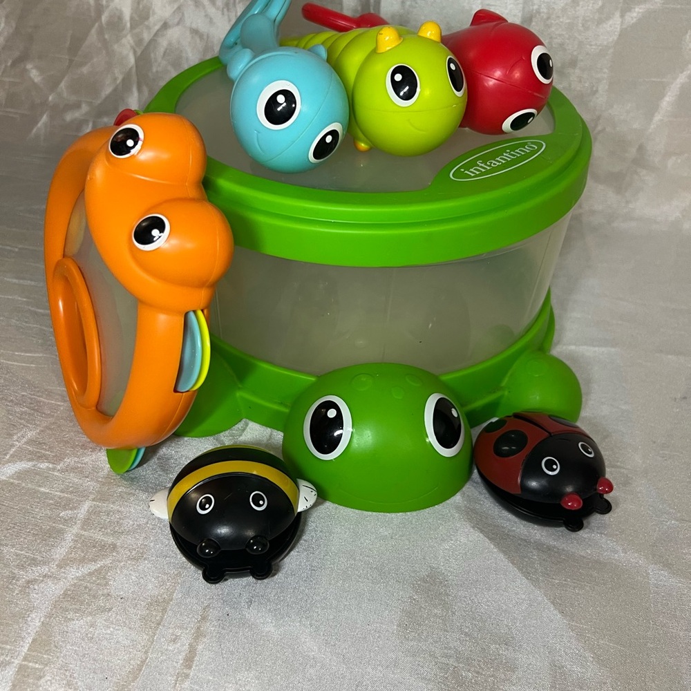 INFANTINO  COLORFUL TURTLE COVER BAND 6- PIECE PERCUSSION SET - Picture 5 of 11